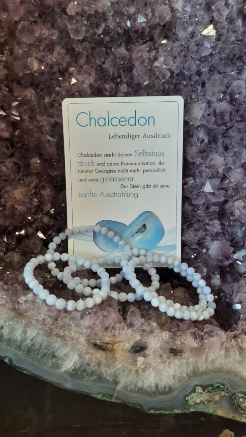 Chalcedon Edelsteinarmband
